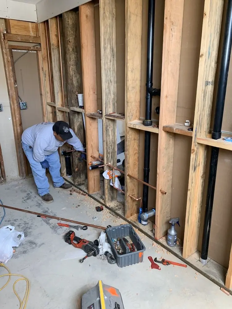 Commercial rough-in plumbing for Gas Line Repair in Lakeville